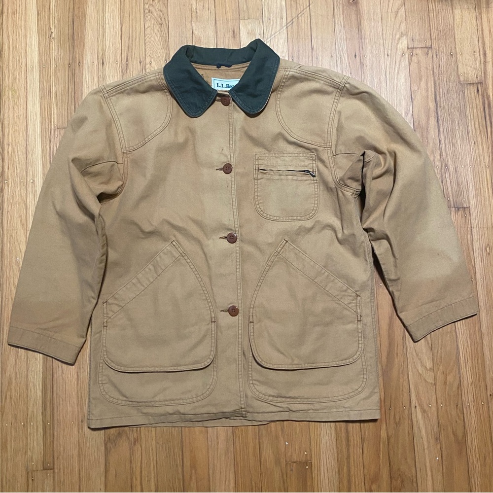 LL Bean Barn Coat, Unlined, Large